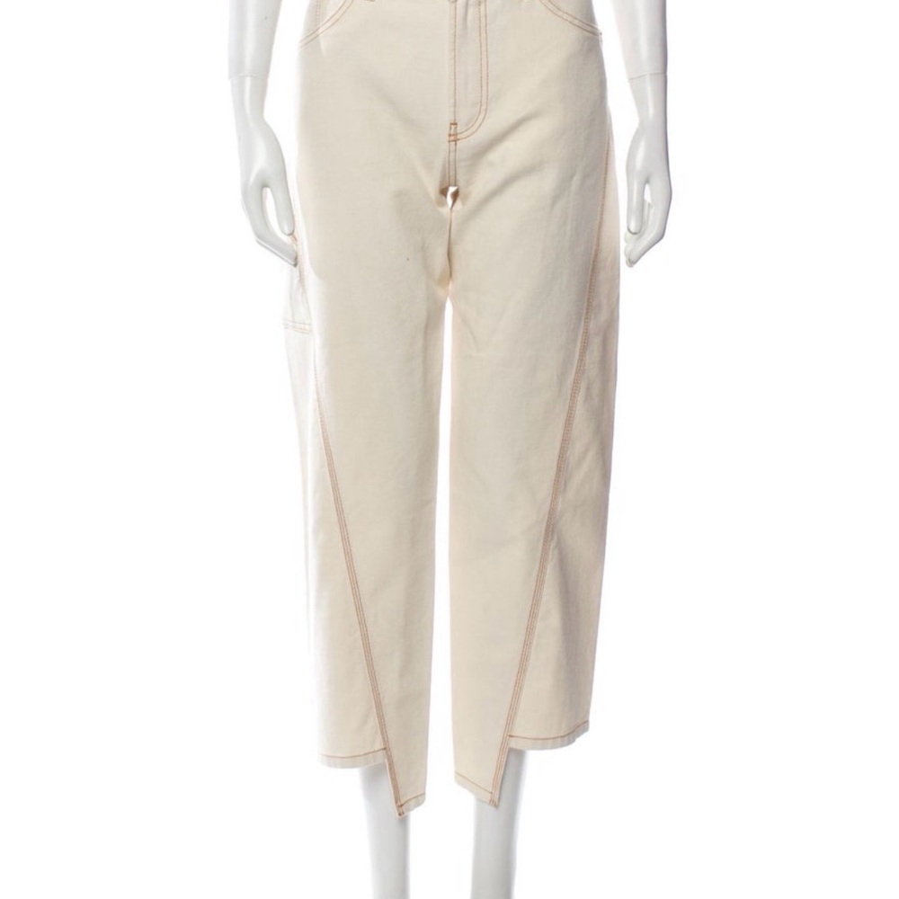 Lanvin Cream Straight Leg pants